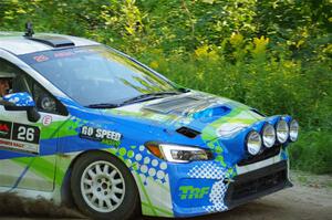 Rob Sanders / Boyd Smith Subaru WRX STi on SS4, Steamboat II.