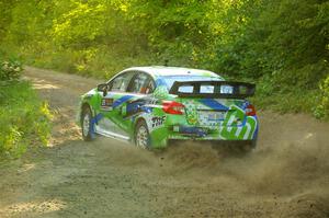 Rob Sanders / Boyd Smith Subaru WRX STi on SS4, Steamboat II.