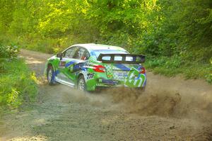 Rob Sanders / Boyd Smith Subaru WRX STi on SS4, Steamboat II.