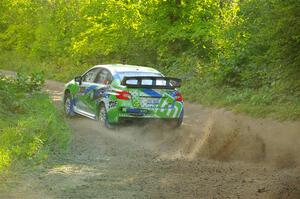 Rob Sanders / Boyd Smith Subaru WRX STi on SS4, Steamboat II.