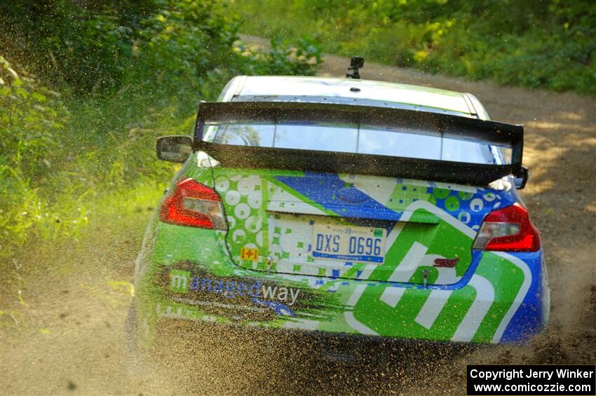 Rob Sanders / Boyd Smith Subaru WRX STi on SS4, Steamboat II.