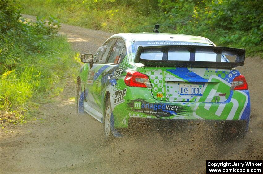 Rob Sanders / Boyd Smith Subaru WRX STi on SS4, Steamboat II.