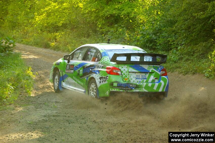 Rob Sanders / Boyd Smith Subaru WRX STi on SS4, Steamboat II.