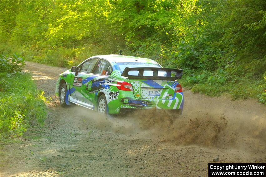 Rob Sanders / Boyd Smith Subaru WRX STi on SS4, Steamboat II.