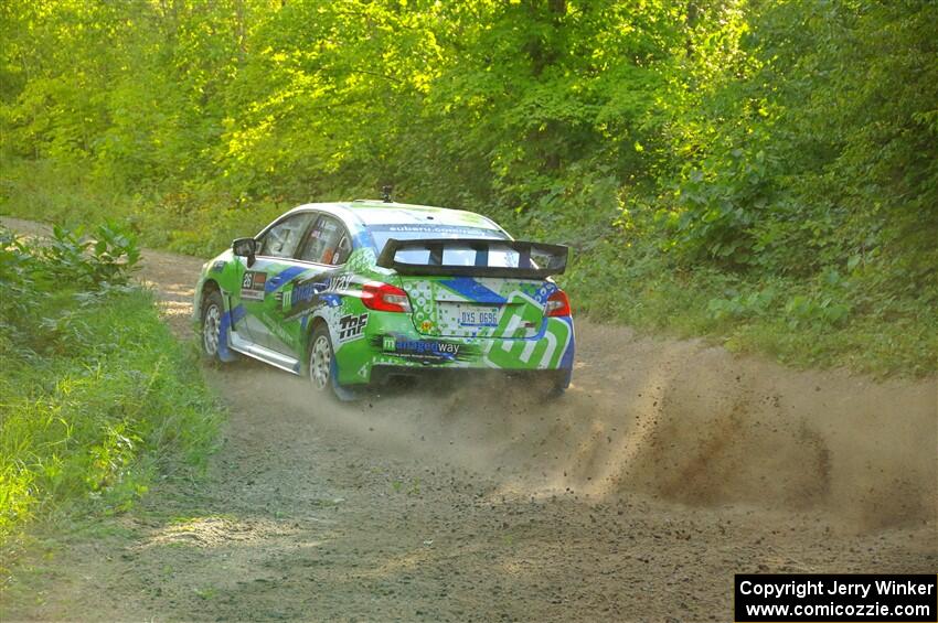 Rob Sanders / Boyd Smith Subaru WRX STi on SS4, Steamboat II.