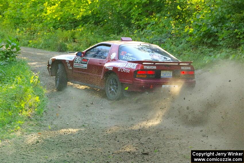 Al Dantes, Jr. / Andrew Sims Mazda RX-7 LS on SS4, Steamboat II.