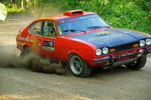 Mike Hurst / Jeremy Wimpey Ford Capri on SS4, Steamboat II.