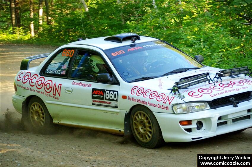 Chuck Surdyke / Cameron Carr Subaru Impreza on SS4, Steamboat II.