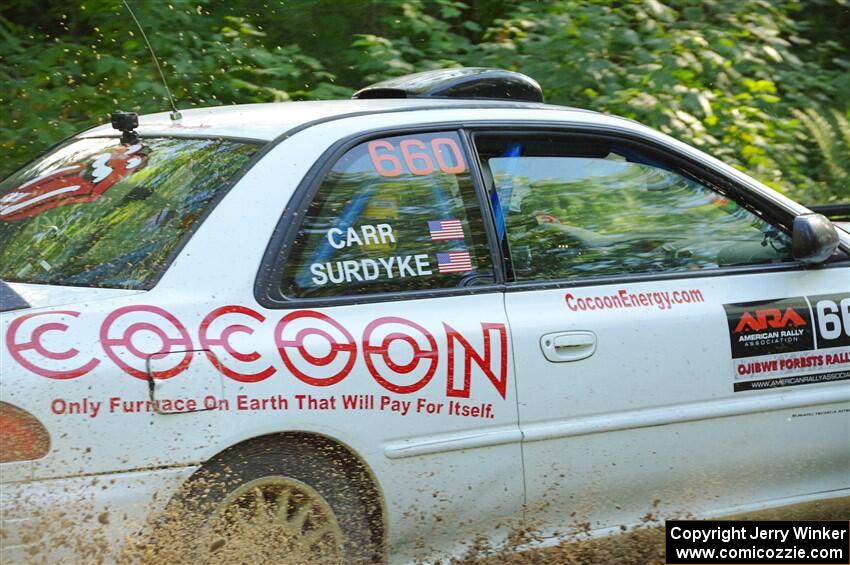 Chuck Surdyke / Cameron Carr Subaru Impreza on SS4, Steamboat II.