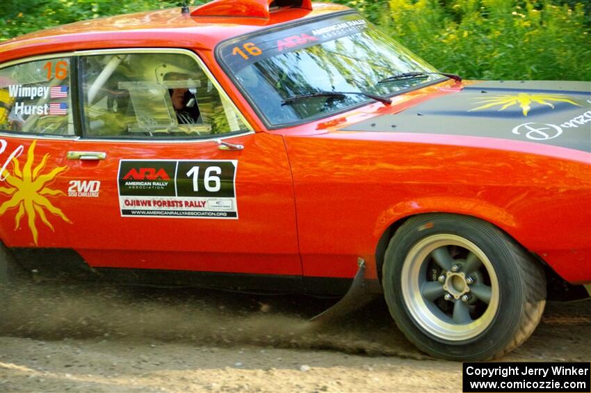 Mike Hurst / Jeremy Wimpey Ford Capri on SS4, Steamboat II.