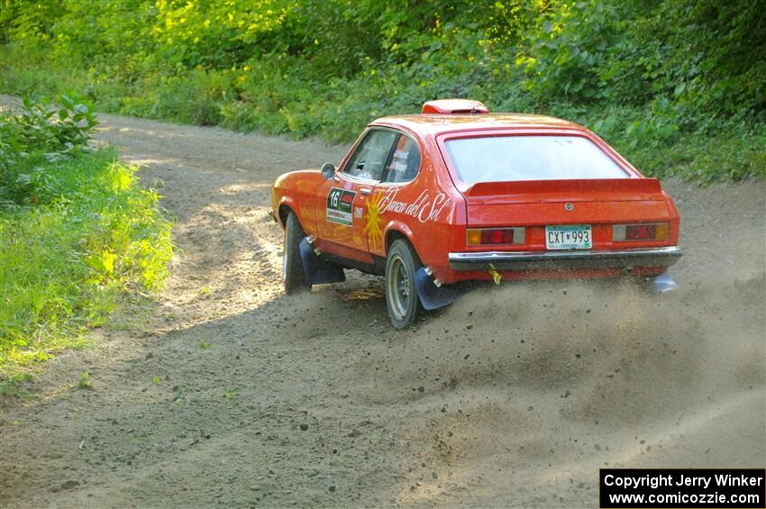 Mike Hurst / Jeremy Wimpey Ford Capri on SS4, Steamboat II.