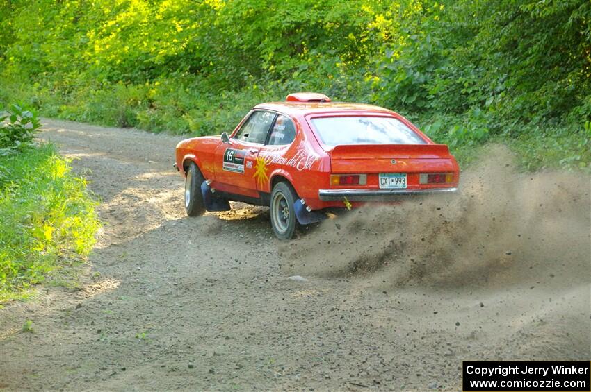 Mike Hurst / Jeremy Wimpey Ford Capri on SS4, Steamboat II.