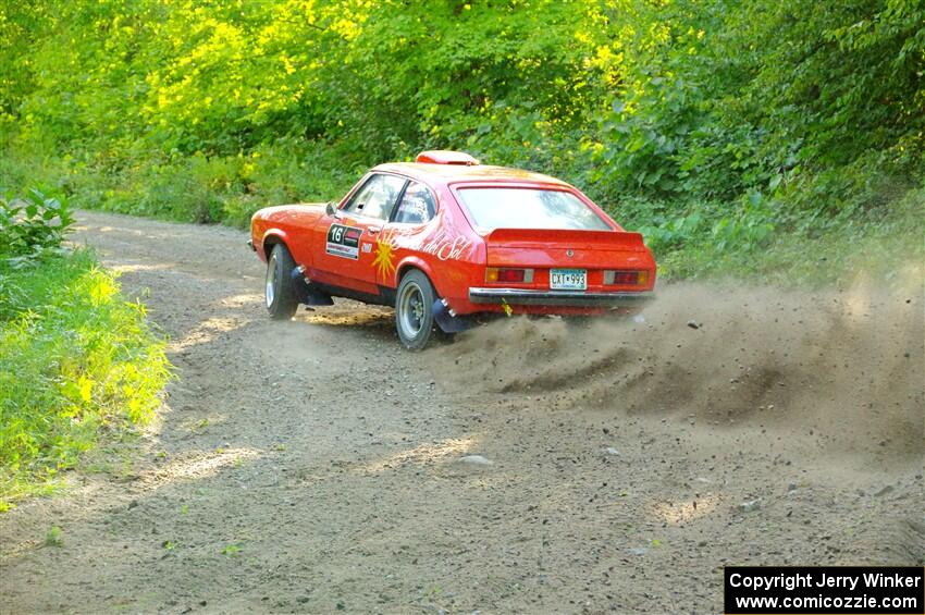 Mike Hurst / Jeremy Wimpey Ford Capri on SS4, Steamboat II.