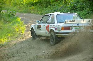 Shanti Witt / Bailey Miller BMW 325is on SS4, Steamboat II.