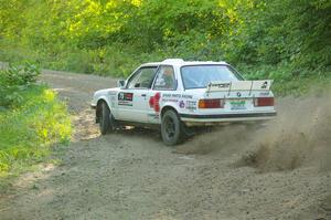 Shanti Witt / Bailey Miller BMW 325is on SS4, Steamboat II.