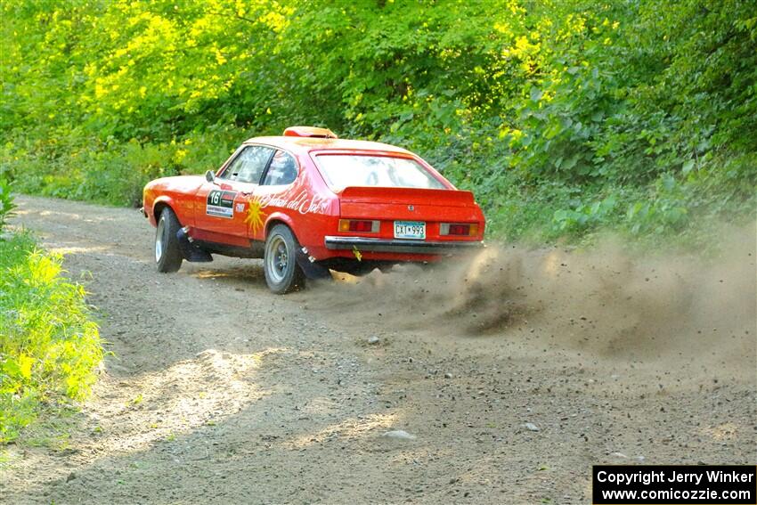 Mike Hurst / Jeremy Wimpey Ford Capri on SS4, Steamboat II.