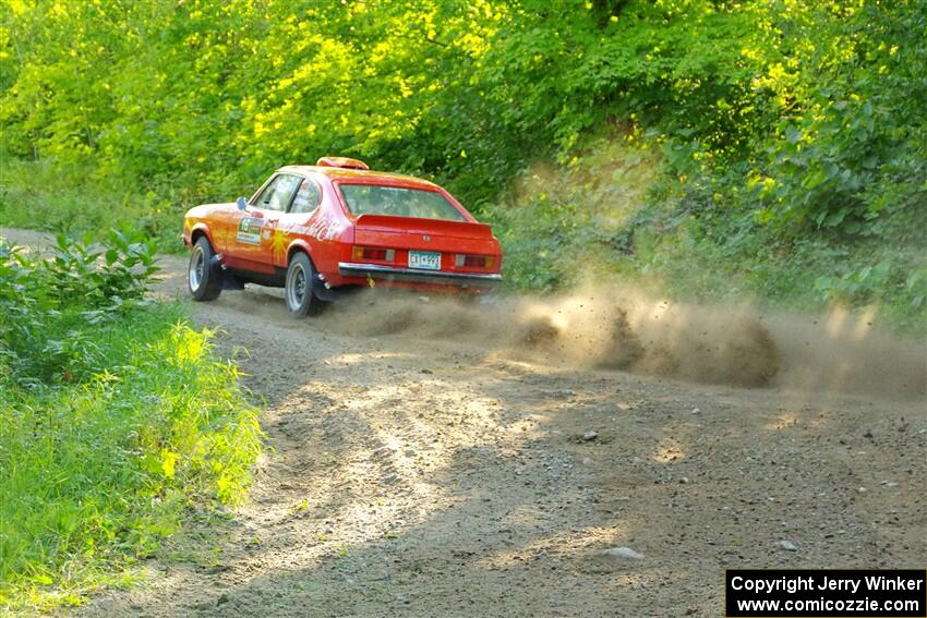 Mike Hurst / Jeremy Wimpey Ford Capri on SS4, Steamboat II.