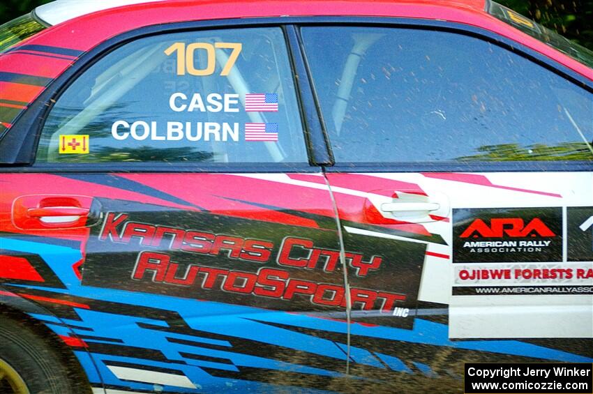 Dan Colburn / Cameron Case Subaru Impreza on SS4, Steamboat II.