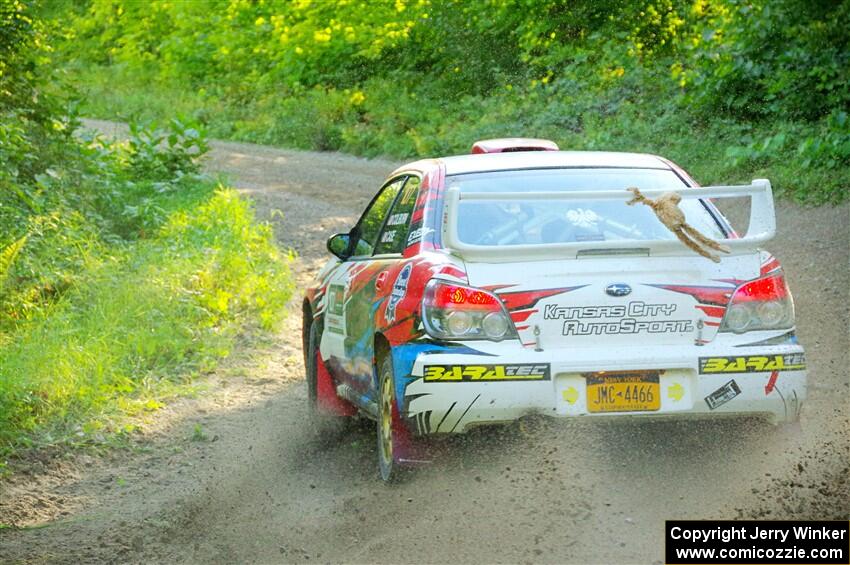 Dan Colburn / Cameron Case Subaru Impreza on SS4, Steamboat II.