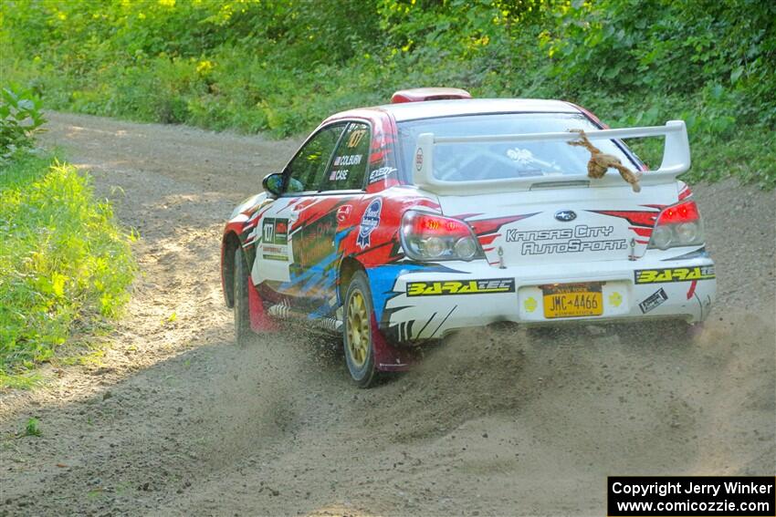 Dan Colburn / Cameron Case Subaru Impreza on SS4, Steamboat II.