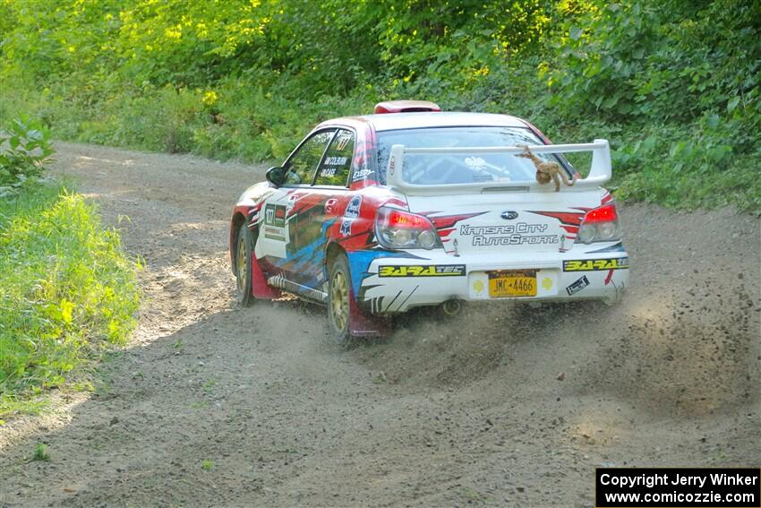 Dan Colburn / Cameron Case Subaru Impreza on SS4, Steamboat II.