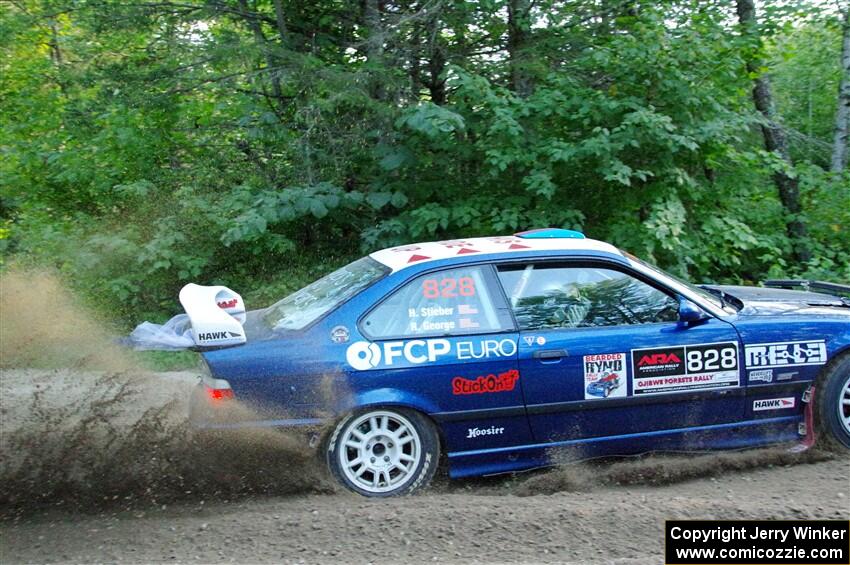 Ryan George / Heather Stieber-George BMW M3 on SS11, Height O' Land II. on SS4, Steamboat II.