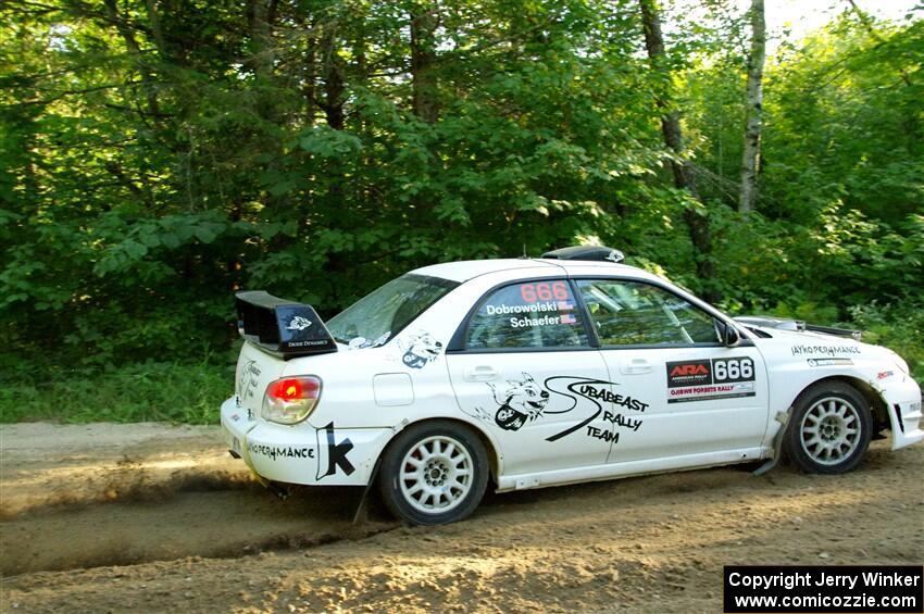 Pete Schaefer / Kevin Dobrowolski Subaru Impreza 2.5i on SS4, Steamboat II.