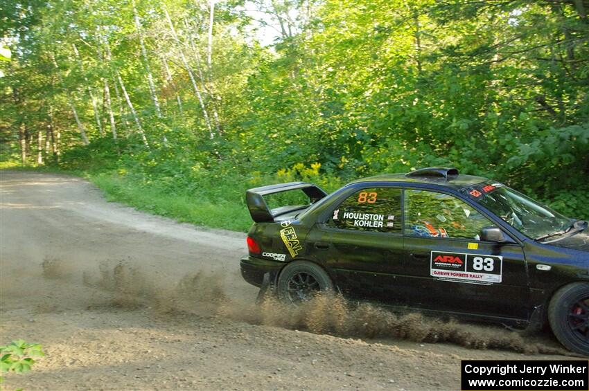 Jacob Kohler / Zach Houliston Subaru Impreza on SS4, Steamboat II.