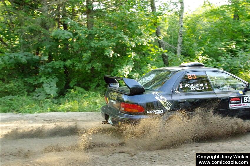 Jacob Kohler / Zach Houliston Subaru Impreza on SS4, Steamboat II.