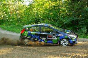 Ryan Sanders / Oliver Smith Ford Fiesta ST on SS4, Steamboat II.