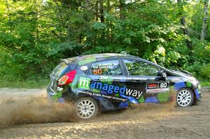 Ryan Sanders / Oliver Smith Ford Fiesta ST on SS4, Steamboat II.