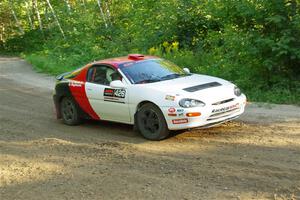 Josh Smith / Drake Hughes Mazda MX-3 limps through SS4, Steamboat II, before running out of fuel.