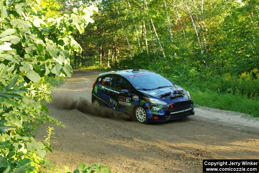 Ryan Sanders / Oliver Smith Ford Fiesta ST on SS4, Steamboat II.