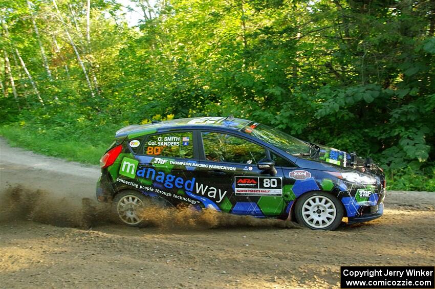 Ryan Sanders / Oliver Smith Ford Fiesta ST on SS4, Steamboat II.