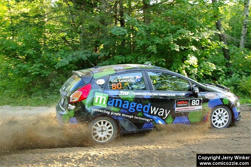 Ryan Sanders / Oliver Smith Ford Fiesta ST on SS4, Steamboat II.