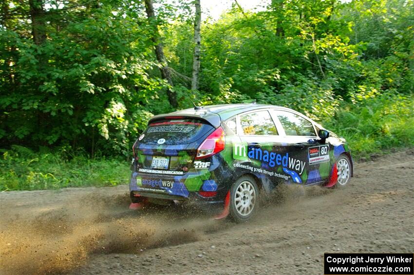 Ryan Sanders / Oliver Smith Ford Fiesta ST on SS4, Steamboat II.