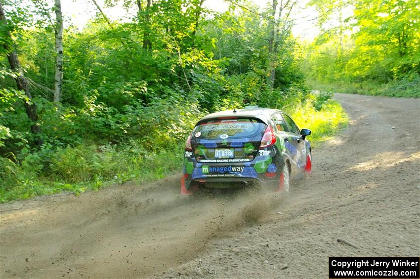 Ryan Sanders / Oliver Smith Ford Fiesta ST on SS4, Steamboat II.