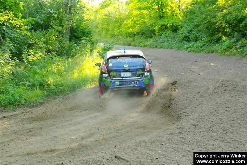 Ryan Sanders / Oliver Smith Ford Fiesta ST on SS4, Steamboat II.