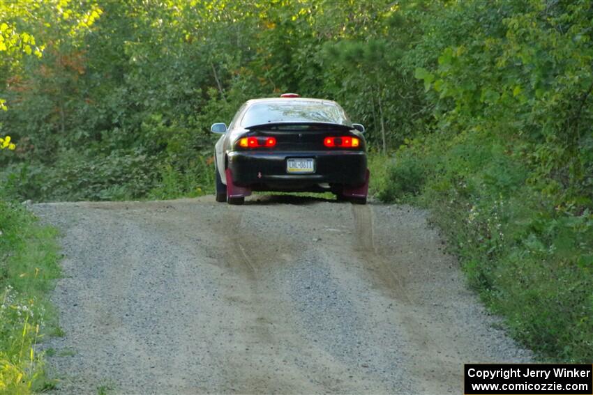 Josh Smith / Drake Hughes Mazda MX-3 is out of fuel at the top of the hill on SS4, Steamboat II.