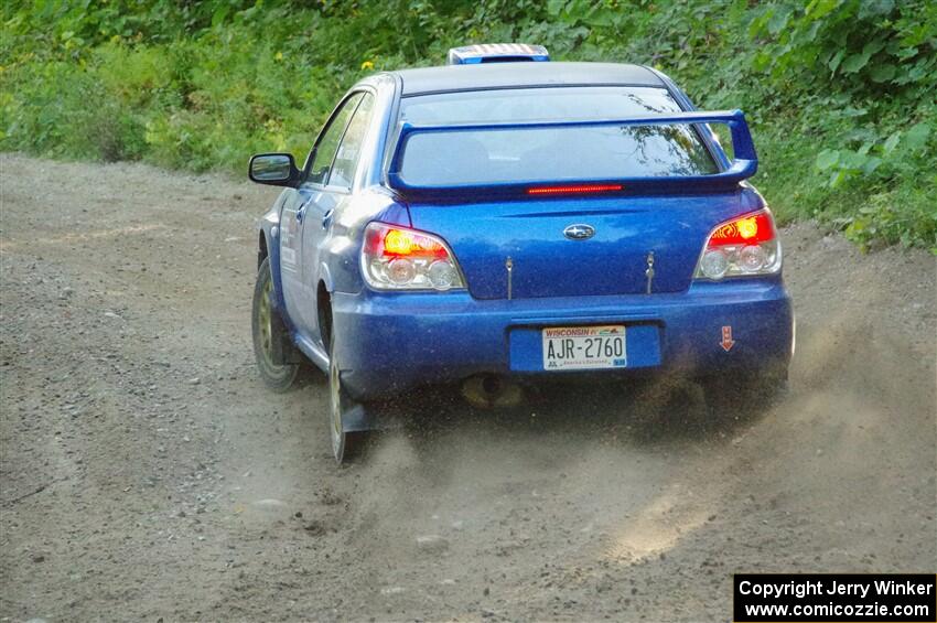 Josh Armantrout / Dan Kelly Subaru WRX STi on SS4, Steamboat II.