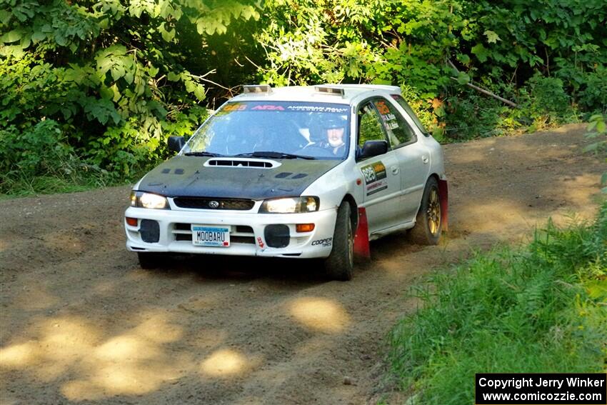 Aidan Hicks / John Hicks Subaru Impreza Wagon on SS4, Steamboat II.