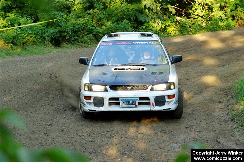 Aidan Hicks / John Hicks Subaru Impreza Wagon on SS4, Steamboat II.