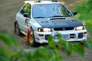 Aidan Hicks / John Hicks Subaru Impreza Wagon on SS4, Steamboat II.