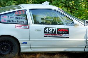 Harlan Goerger / Ryan Raguse Honda CRX on SS4, Steamboat II.