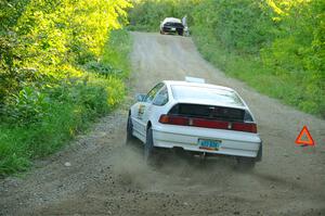 Harlan Goerger / Ryan Raguse Honda CRX on SS4, Steamboat II.