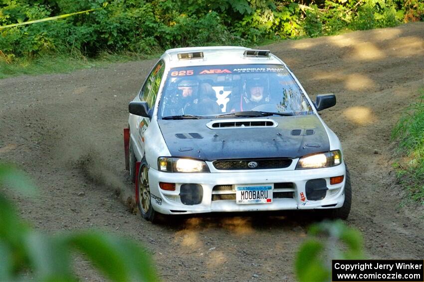 Aidan Hicks / John Hicks Subaru Impreza Wagon on SS4, Steamboat II.