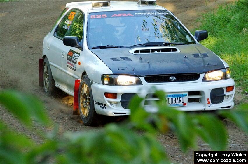 Aidan Hicks / John Hicks Subaru Impreza Wagon on SS4, Steamboat II.