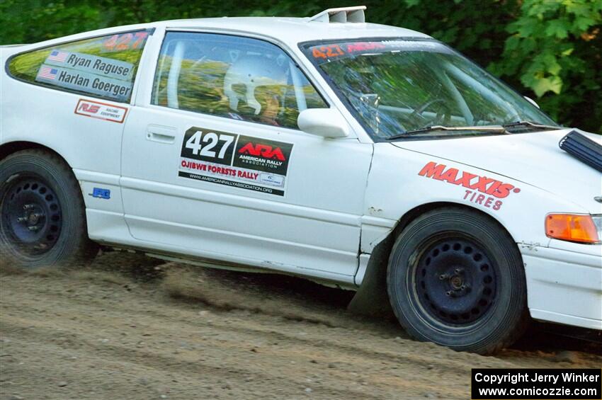 Harlan Goerger / Ryan Raguse Honda CRX on SS4, Steamboat II.