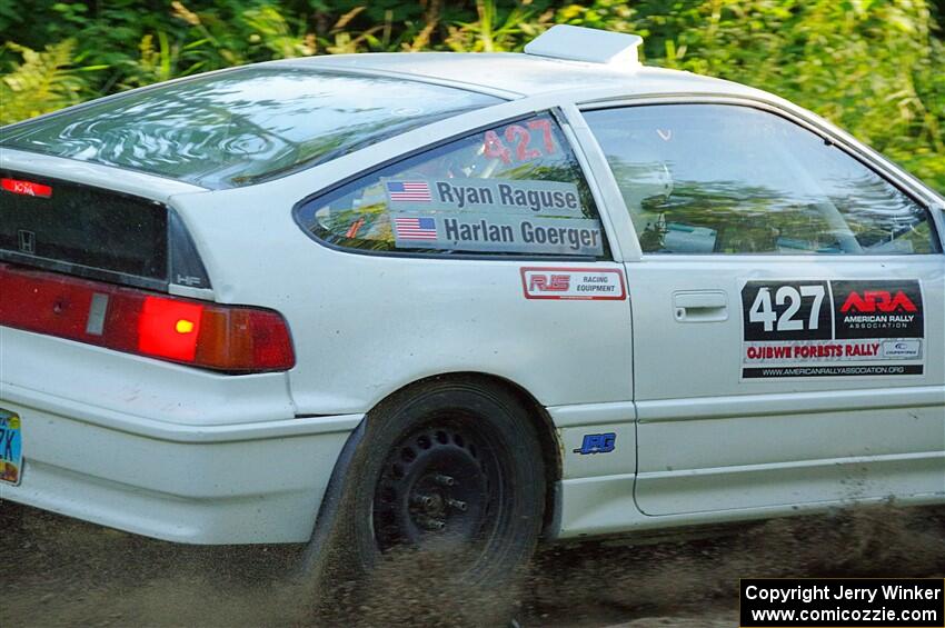 Harlan Goerger / Ryan Raguse Honda CRX on SS4, Steamboat II.