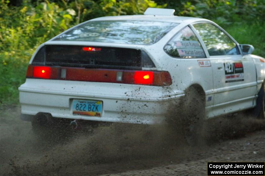 Harlan Goerger / Ryan Raguse Honda CRX on SS4, Steamboat II.